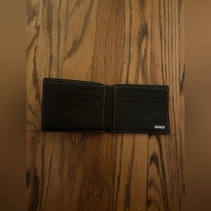 Michael Kors Dark Brown/Black Minimalist Classic Wallet